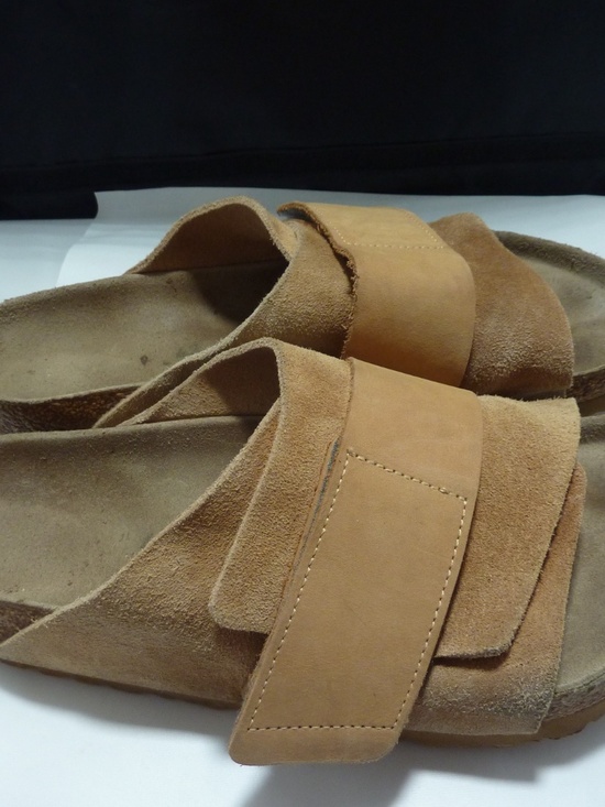 Birkenstock Kyoto Sandals Mens 43 US 10 WHEAT Slide On Made in Germany main image 9